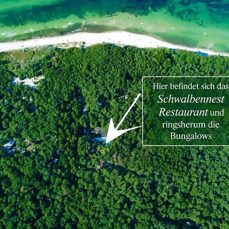 Standard Auf Ruegen - Bis 5 Personen - Nur 100m Zum Naturstrand - Mitten Im Wald - Familien Und Hunde Herzlich Willkommen - Schwalbennest 2*